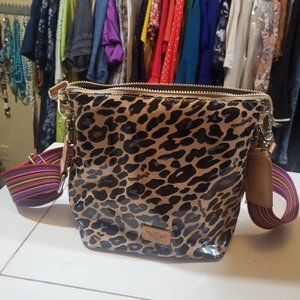 Consuela  cross body blue jag bag